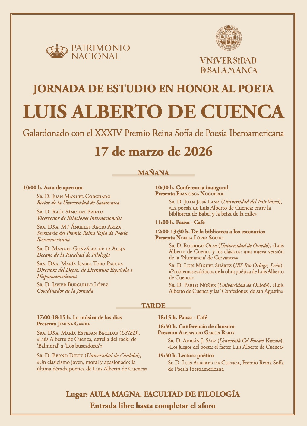 Actividades destacadas de marzo 2026